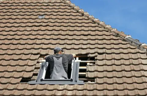 Pose de velux - Huelgoat